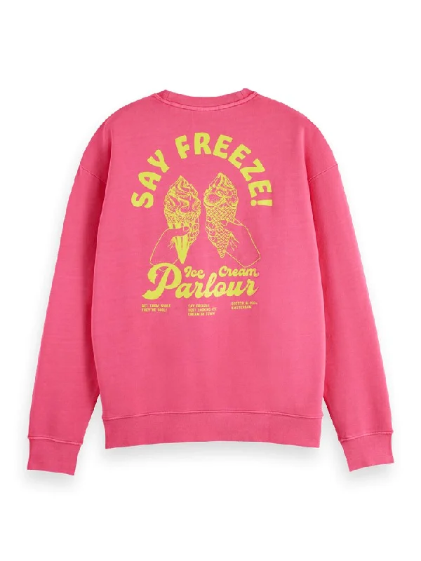 Hoodies & Sweatshirts UV protection-Scotch & Soda 'Say Freeze' Sweatshirt / Tropical Pink