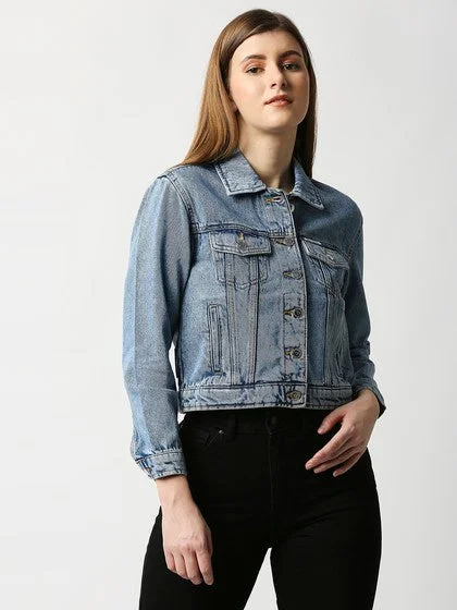 Jackets for cycling-Women's Dark Blue Classic Cut Jacket