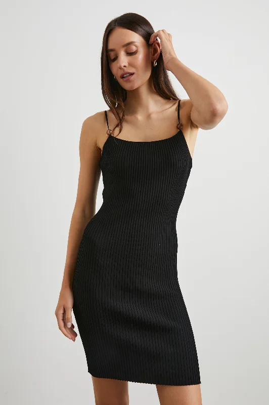 Dresses for networking events-PILAR DRESS - BLACK