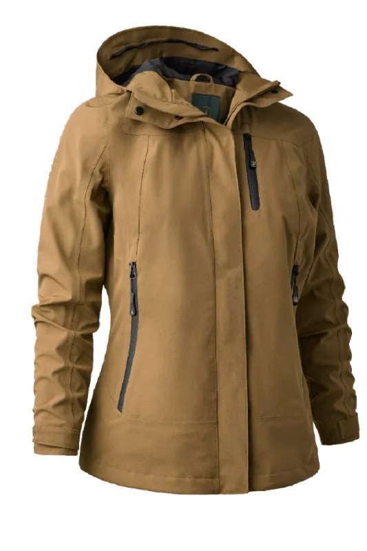 Jackets for premium-Deerhunter Lady Sarek Shell Jacket with Hood