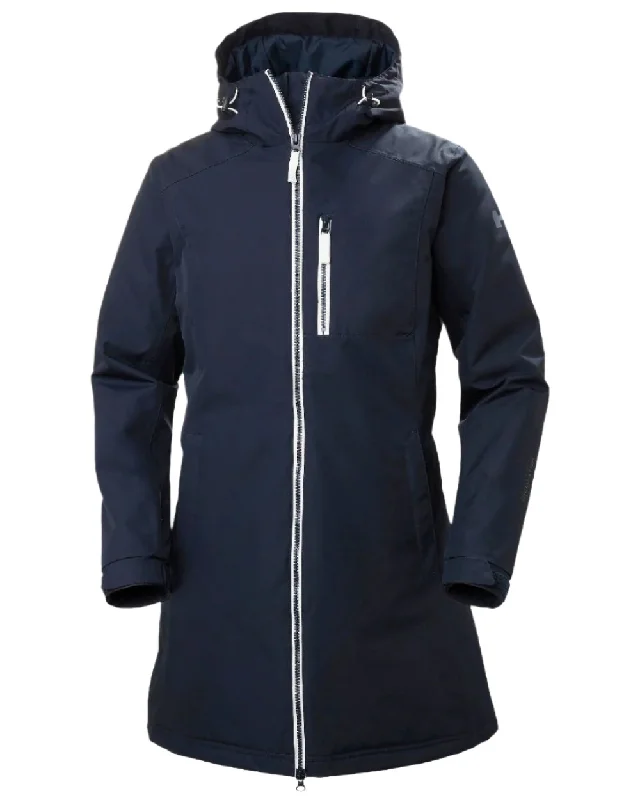 Jackets for lightweight-Helly Hansen Long Belfast Ladies Winter Jacket