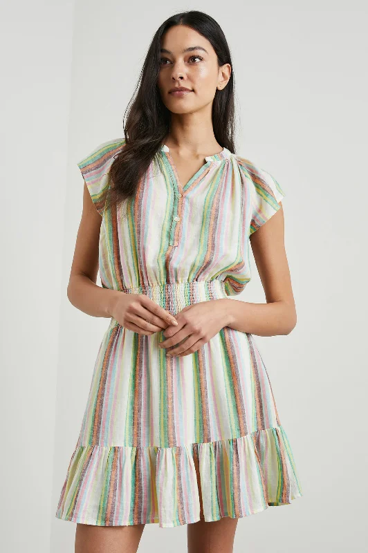 Dresses for ombre effect-AUGUSTINE DRESS - PALAIS STRIPE