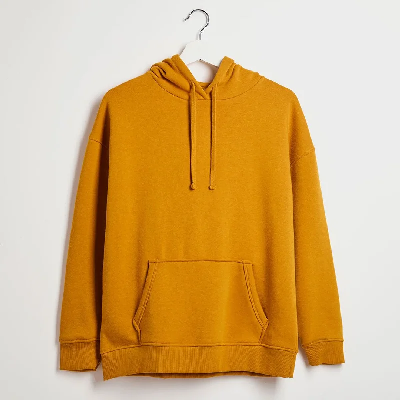 Hoodies & Sweatshirts startup-Ladies Mustard Hoody