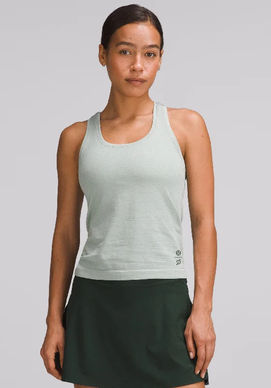 Top fitness blogs to follow-Swiftly Tech Racerback Tank Top 2.0 * Waist Length